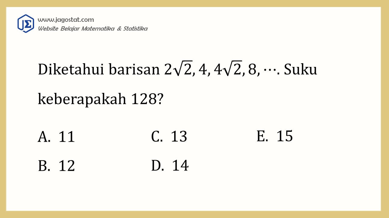 Contoh Soal Barisan dan Deret