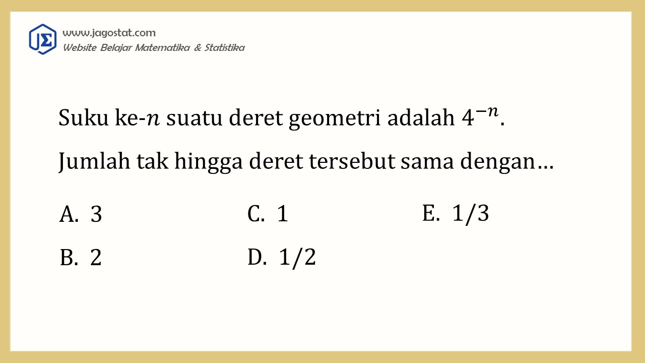 Contoh Soal Barisan dan Deret