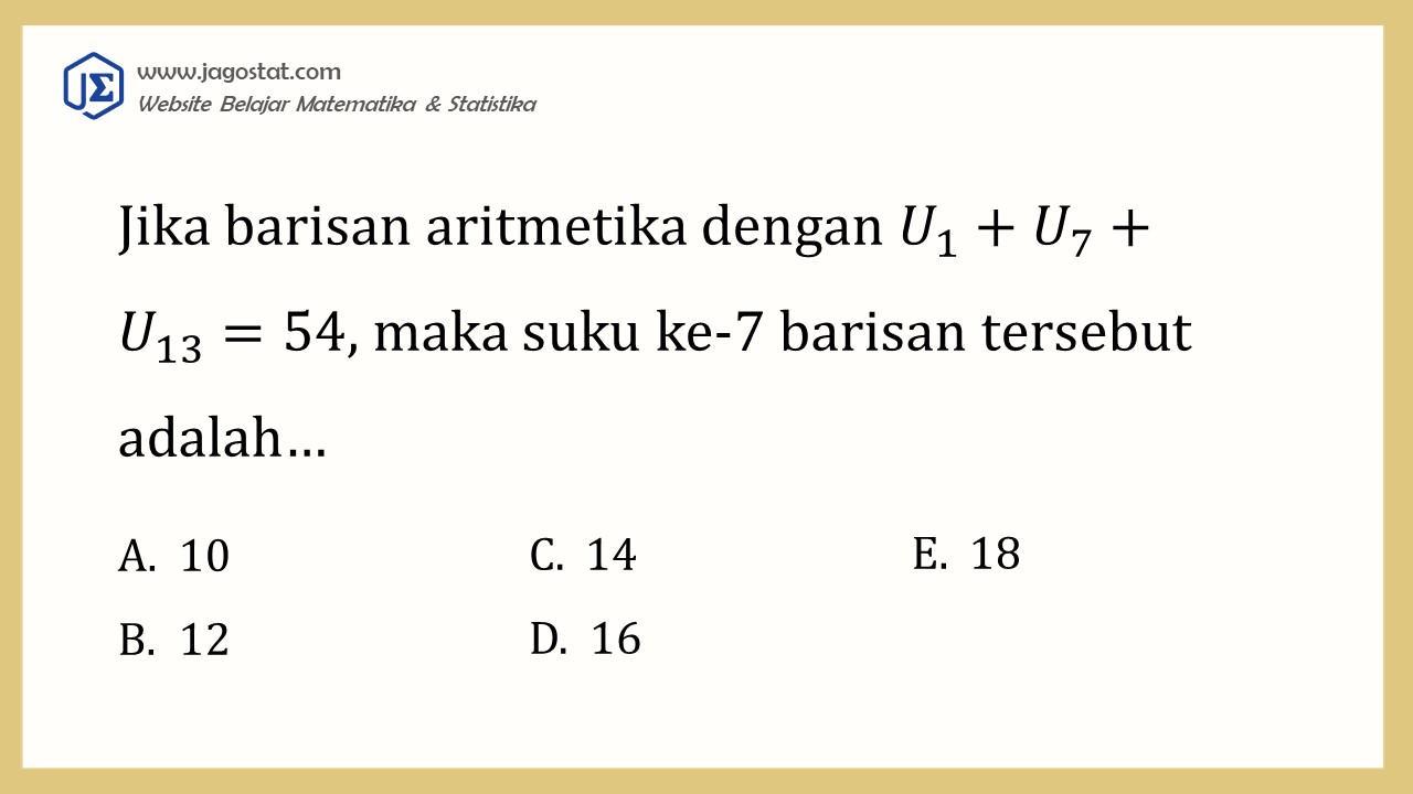 Contoh Soal Barisan dan Deret