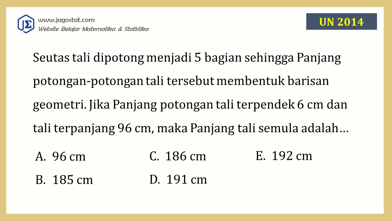 Contoh Soal Barisan dan Deret