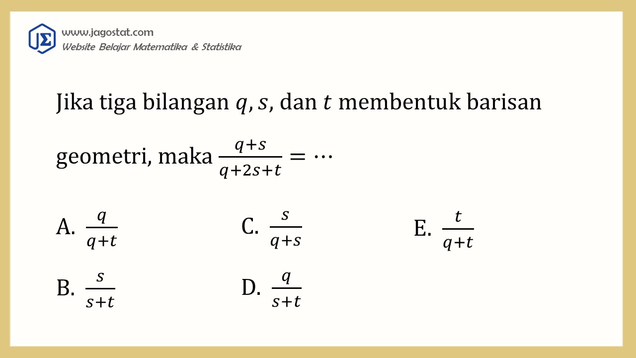 Contoh Soal Barisan dan Deret