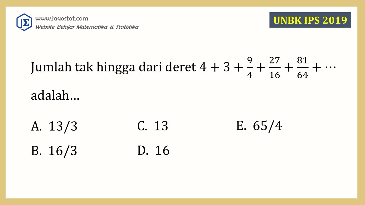 Contoh Soal Barisan dan Deret