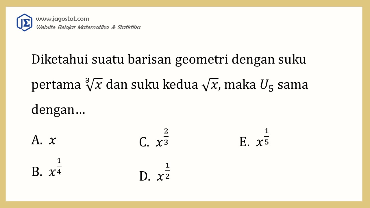 Contoh Soal Barisan dan Deret