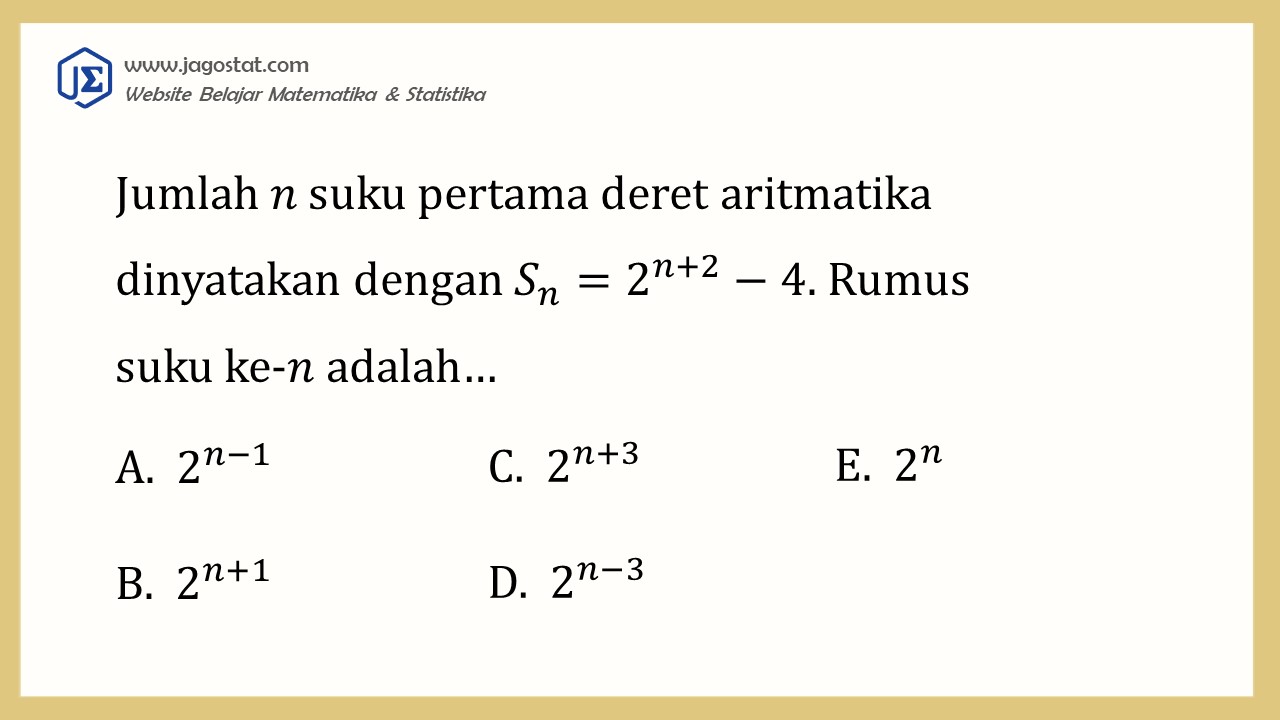 Contoh Soal Barisan dan Deret