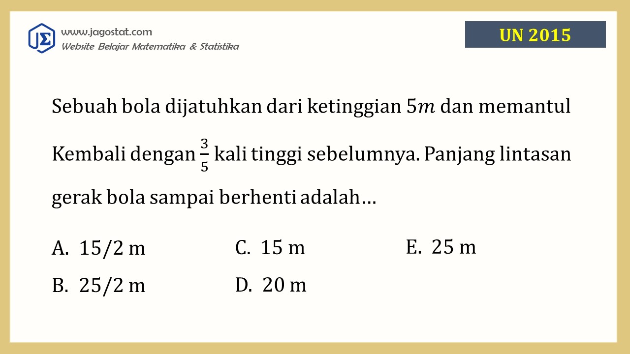 Contoh Soal Barisan dan Deret