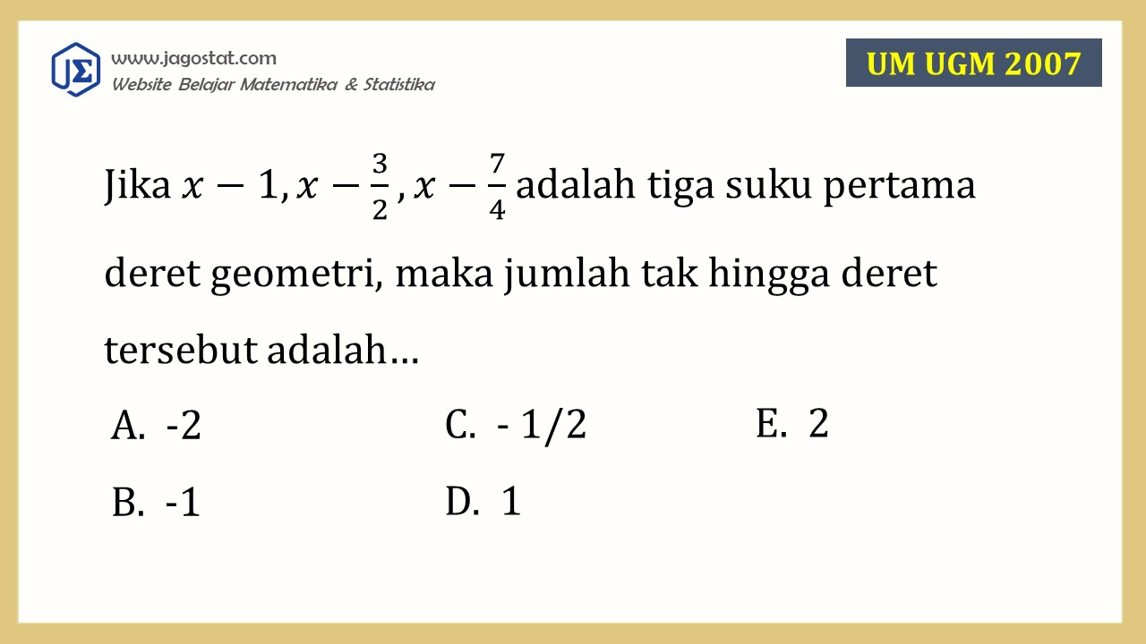 Contoh Soal Barisan dan Deret