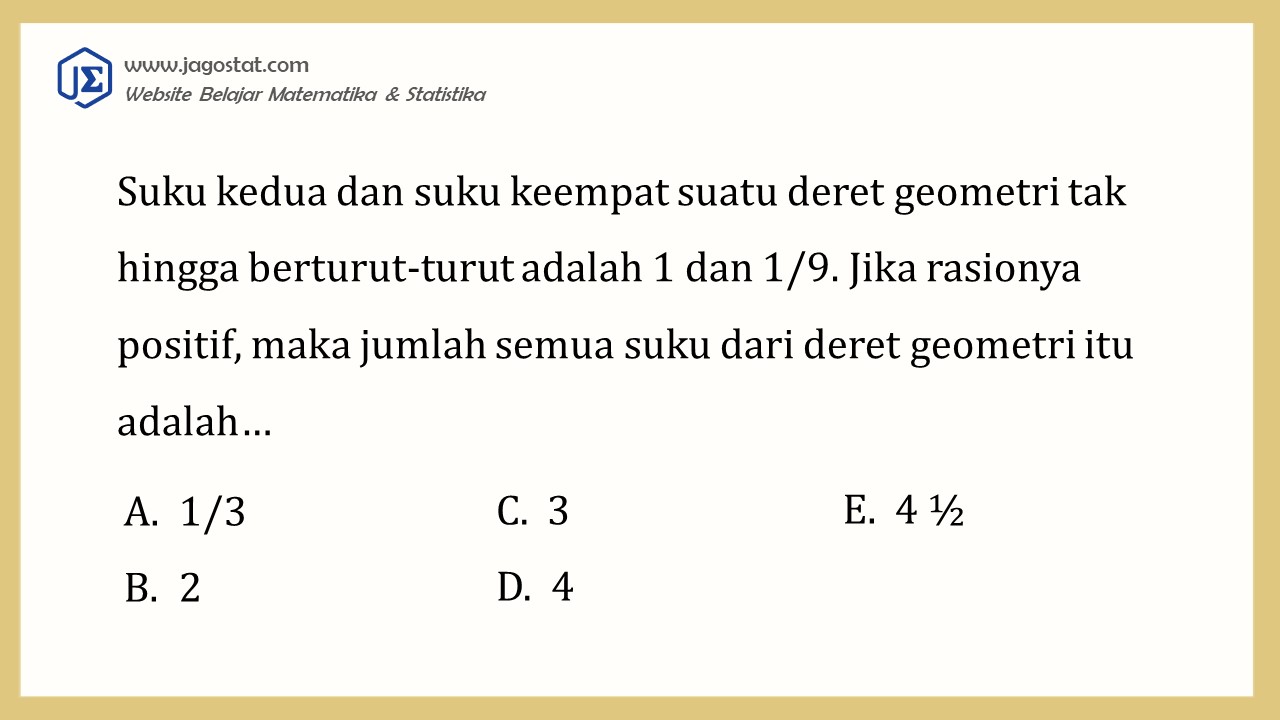 Contoh Soal Barisan dan Deret