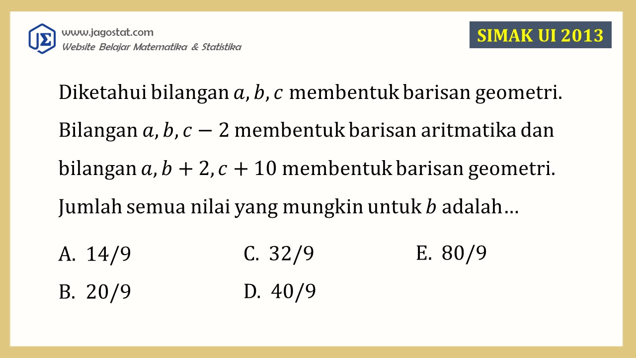 Contoh Soal Barisan dan Deret