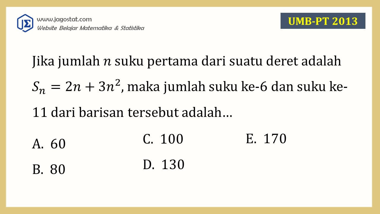 Contoh Soal Barisan dan Deret