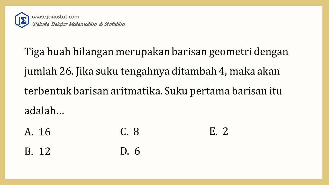 Contoh Soal Barisan dan Deret