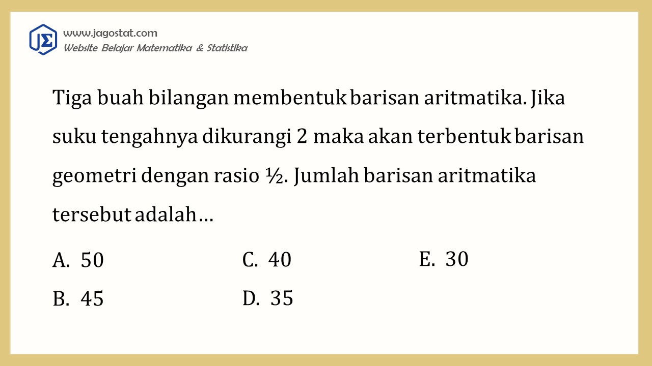 Contoh Soal Barisan dan Deret