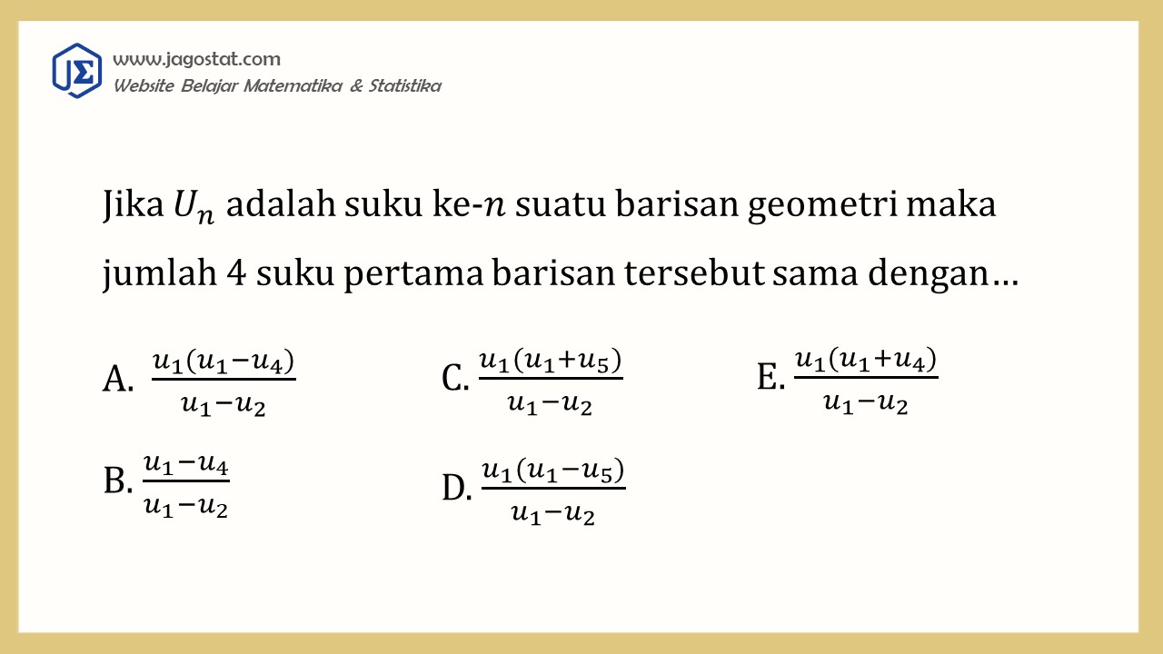 Contoh Soal Barisan dan Deret