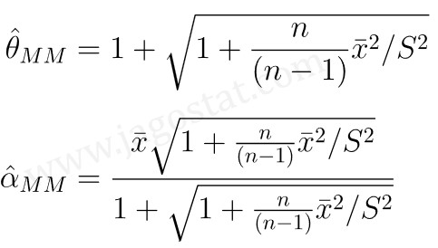 metode momen distribusi pareto