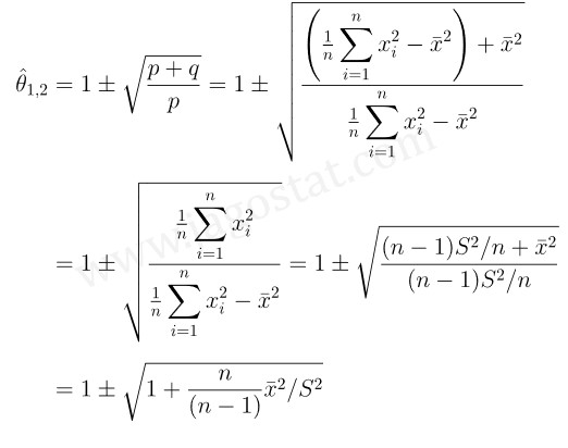 metode momen distribusi pareto