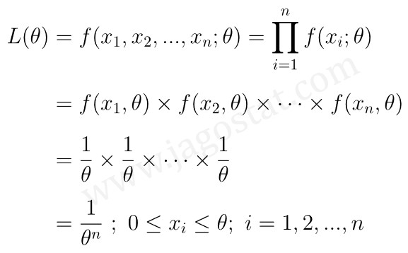 fungsi likelihood distribusi uniform kontinu